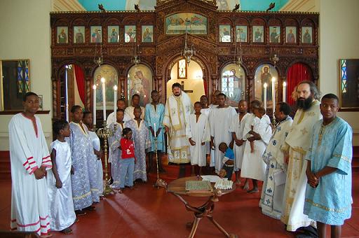 Orthodox Baptism in Mozambique, 2014