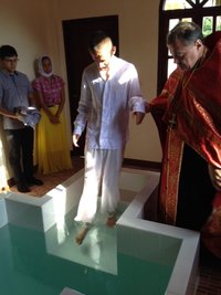 Ορθόδοξο βάπτισμα του στην Ταϊλάνδη, 2014