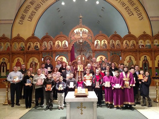 Canonsburg, PA: Sunday of Orthodoxy at snowy St John the Baptist Church