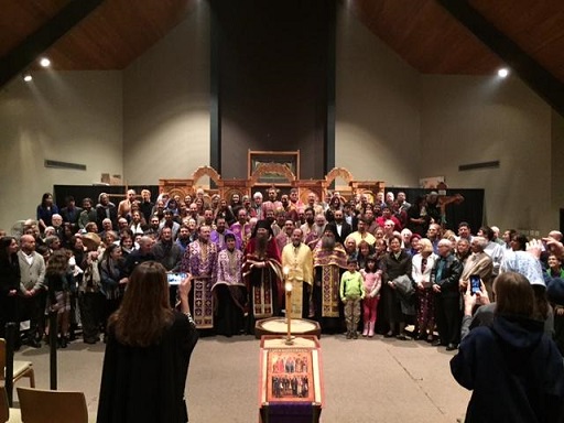 Woodlands/Houston, TX: Sunday of Orthodoxy at St Cyril Church, a mission of the Diocese of Dallas & the South.