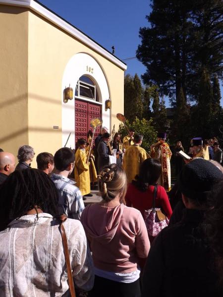 San Anselmo, CA: Sunday of Orthodoxy at St Nicholas Church.