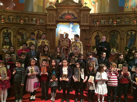 Sunday of Orthodoxy 2015,  St. George Greek Orthodox Church of Clifton, NJ